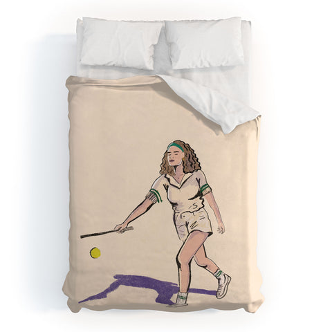 Britt Does Design Tennis Duvet Cover