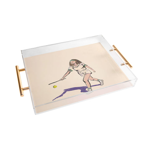 Britt Does Design Tennis Acrylic Tray