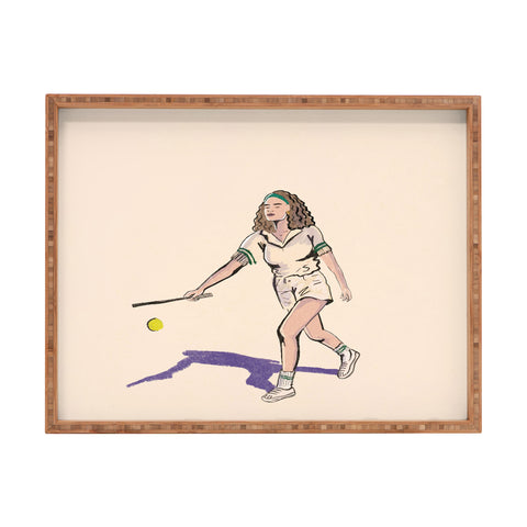 Britt Does Design Tennis Rectangular Tray