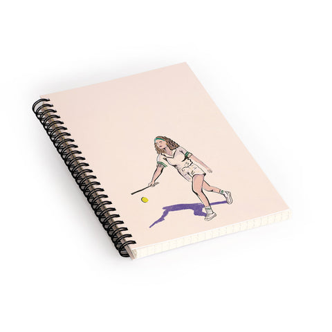Britt Does Design Tennis Spiral Notebook
