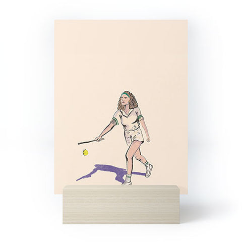 Britt Does Design Tennis Mini Art Print