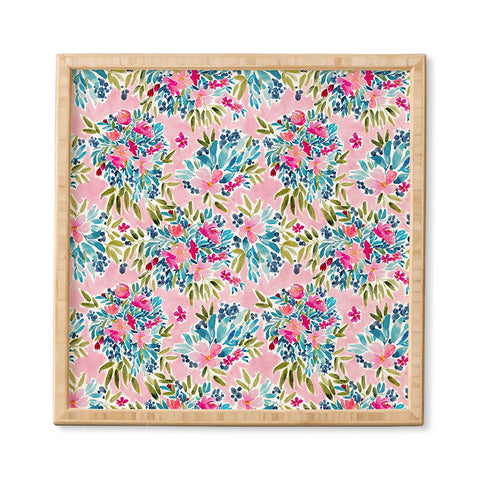 Britt Mills Design Aria Pink Framed Wall Art