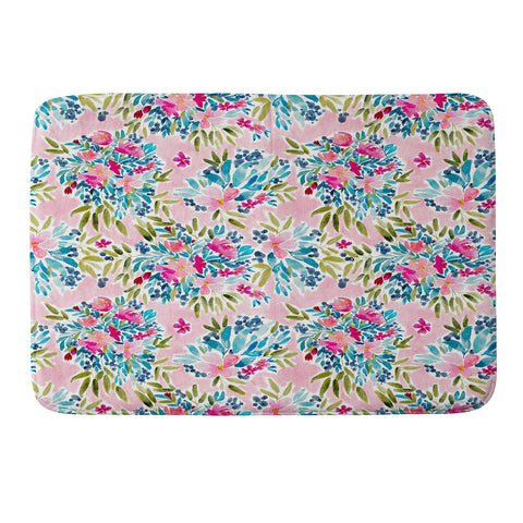 Britt Mills Design Aria Pink Memory Foam Bath Mat