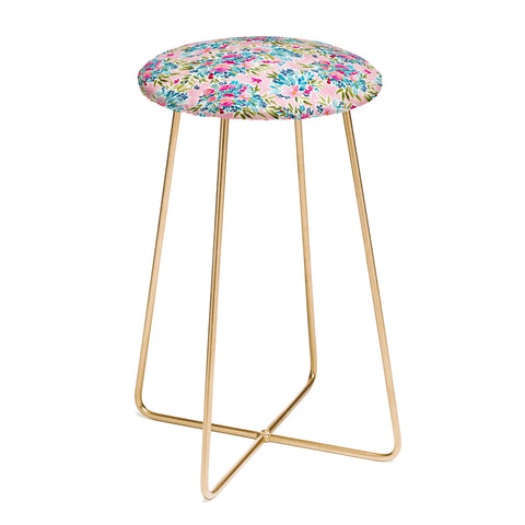 Britt Mills Design Aria Pink Counter Stool