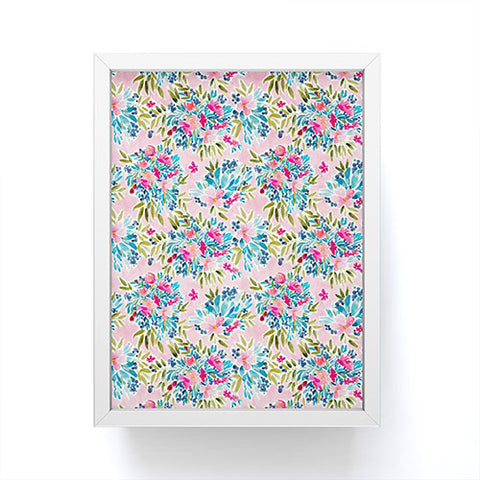 Britt Mills Design Aria Pink Framed Mini Art Print