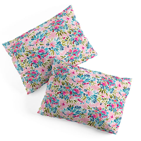 Britt Mills Design Aria Pink Pillow Shams