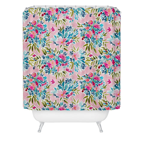 Britt Mills Design Aria Pink Shower Curtain