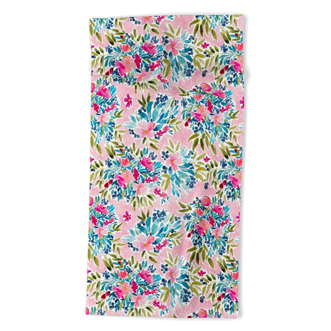 Britt Mills Design Aria Pink Beach Towel
