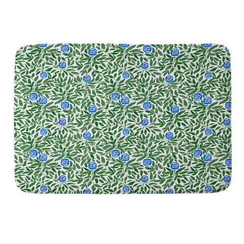 Britt Mills Design Chinoiserie Garden Memory Foam Bath Mat