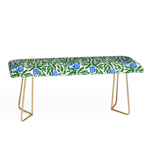 Britt Mills Design Chinoiserie Garden Bench