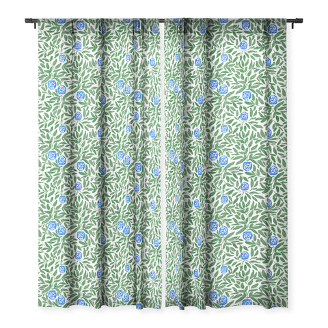 Britt Mills Design Chinoiserie Garden Sheer Non Repeat