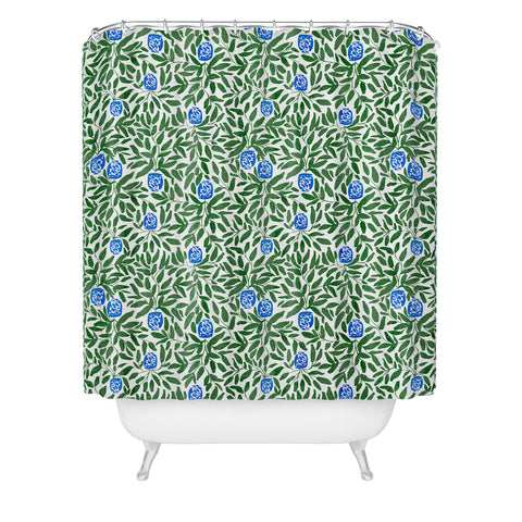 Britt Mills Design Chinoiserie Garden Shower Curtain