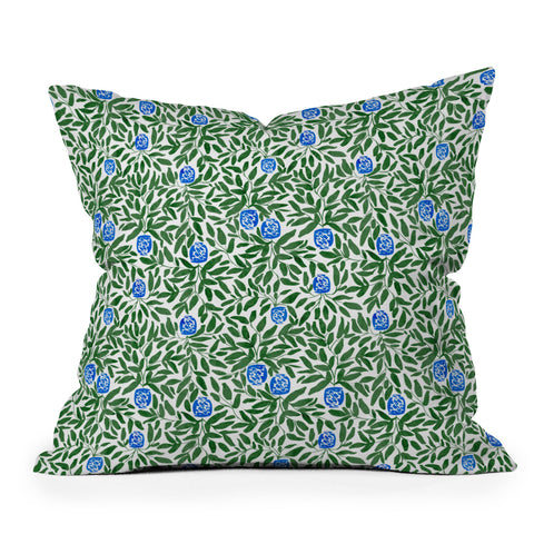 Britt Mills Design Chinoiserie Garden Throw Pillow