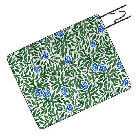 Britt Mills Design Chinoiserie Garden Picnic Blanket