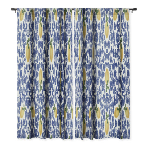 Britt Mills Design Chinoiserie Lemons Blackout Non Repeat