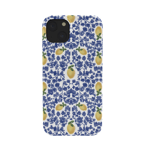 Britt Mills Design Chinoiserie Lemons Phone Case