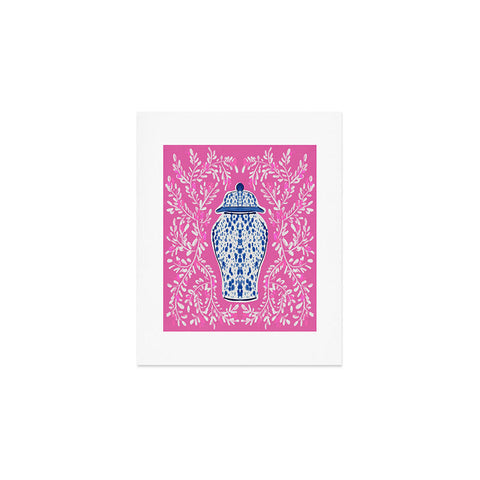 Britt Mills Design Chinoiserie Pink Art Print
