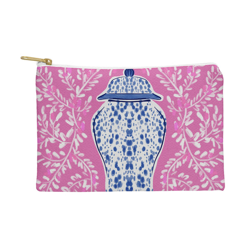 Britt Mills Design Chinoiserie Pink Pouch