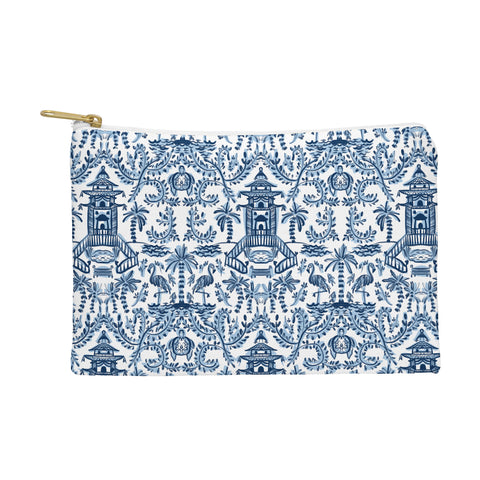 Britt Mills Design Coastal Chinoiserie II Pouch