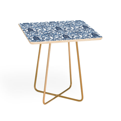 Britt Mills Design Coastal Chinoiserie II Side Table