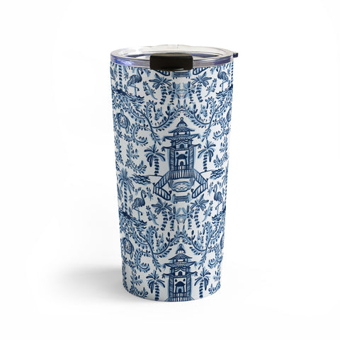 Britt Mills Design Coastal Chinoiserie II Travel Mug