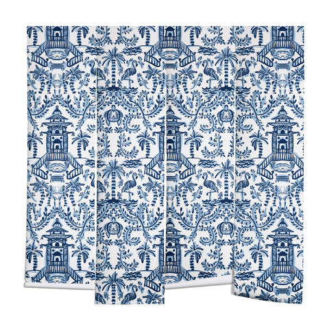 Britt Mills Design Coastal Chinoiserie II Wall Mural