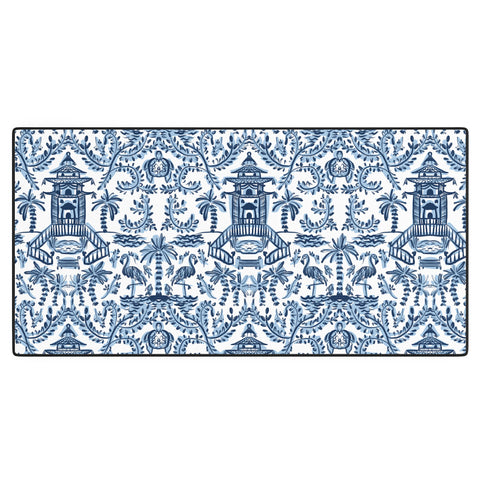 Britt Mills Design Coastal Chinoiserie II Desk Mat