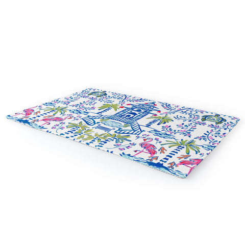 Britt Mills Design Colorful Coastal Chinoiserie Area Rug