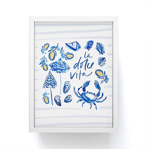 Britt Mills Design Dolce Vita Framed Mini Art Print