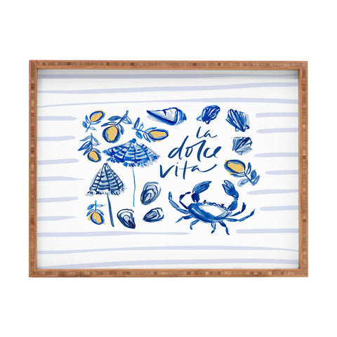 Britt Mills Design Dolce Vita Rectangular Tray