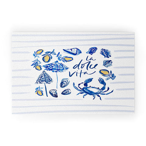 Britt Mills Design Dolce Vita Welcome Mat