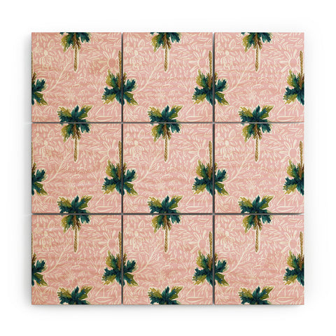 Britt Mills Design Island Dreams Wood Wall Mural