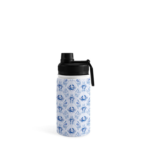 Britt Mills Design Nauti Crab Water Bottle
