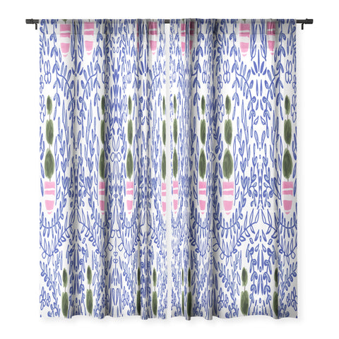 Britt Mills Design Southern Living Chinoiserie Sheer Non Repeat