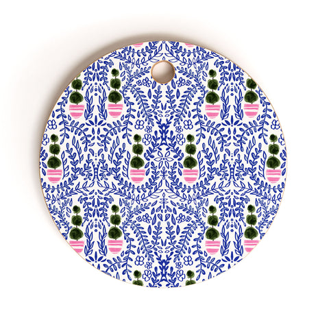 Britt Mills Design Southern Living Chinoiserie Cutting Board Round