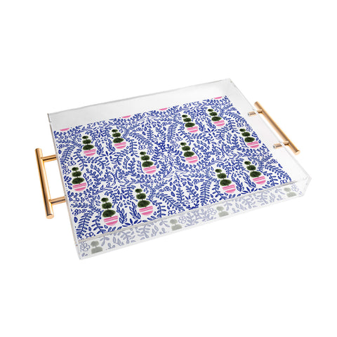Britt Mills Design Southern Living Chinoiserie Acrylic Tray