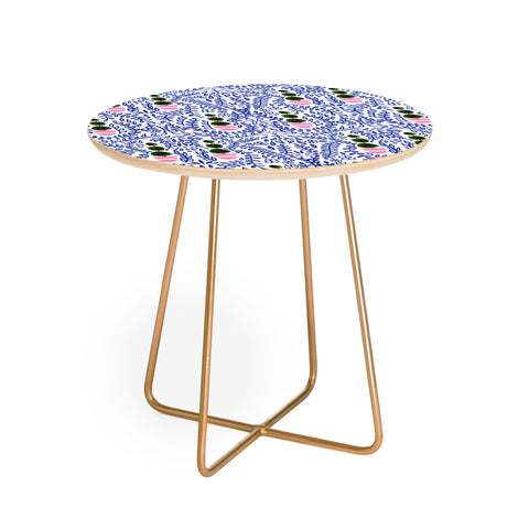 Britt Mills Design Southern Living Chinoiserie Round Side Table