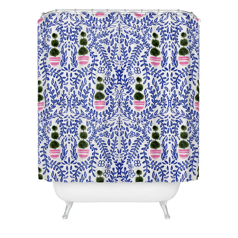 Britt Mills Design Southern Living Chinoiserie Shower Curtain
