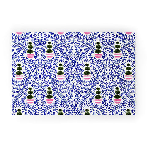 Britt Mills Design Southern Living Chinoiserie Welcome Mat