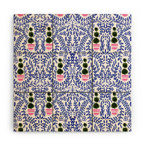 Britt Mills Design Southern Living Chinoiserie Wood Wall Mural