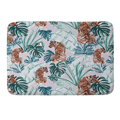 Britt Mills Design Tiger Jungle Memory Foam Bath Mat