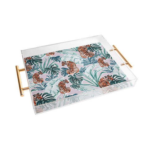 Britt Mills Design Tiger Jungle Acrylic Tray