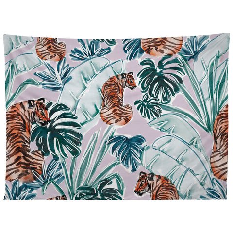 Britt Mills Design Tiger Jungle Tapestry