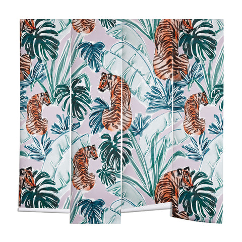 Britt Mills Design Tiger Jungle Wall Mural