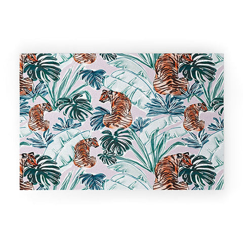 Britt Mills Design Tiger Jungle Welcome Mat