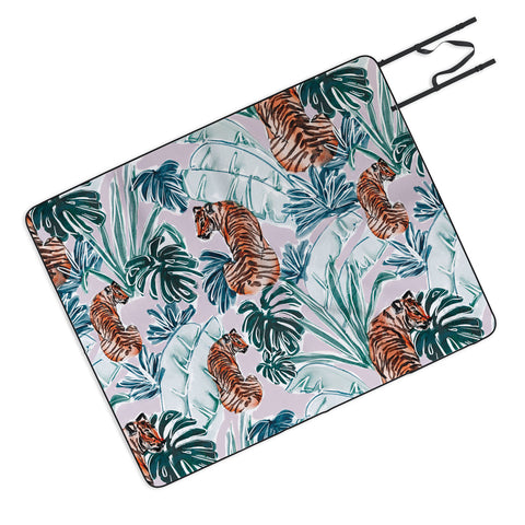 Britt Mills Design Tiger Jungle Picnic Blanket
