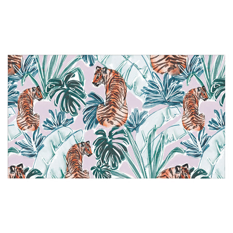 Britt Mills Design Tiger Jungle Tablecloth