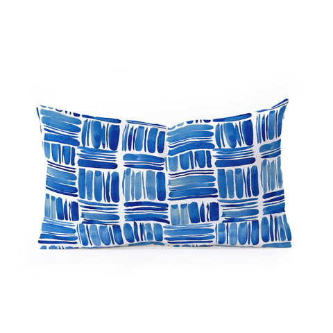 Britt Mills Design Under the Umbrellas Oblong Throw Pillow