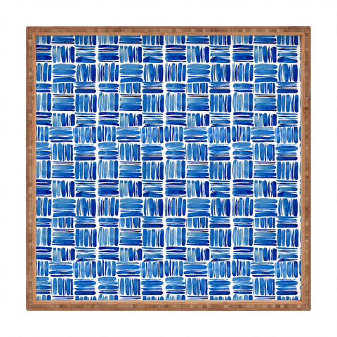 Britt Mills Design Under the Umbrellas Square Tray