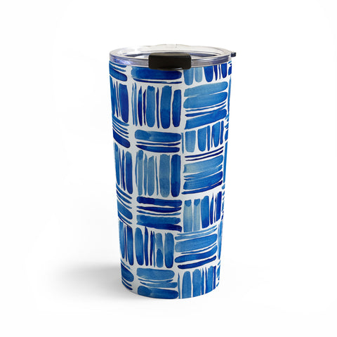 Britt Mills Design Under the Umbrellas Travel Mug